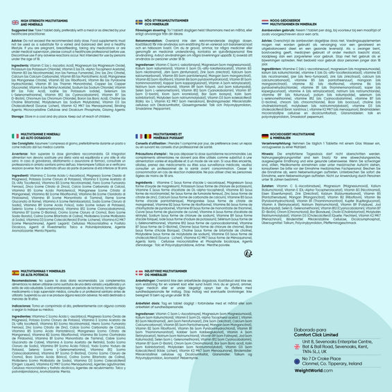 Multivitaminas y Minerales de WeightWorld