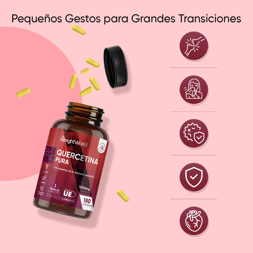 Quercetina para el bienestar diario