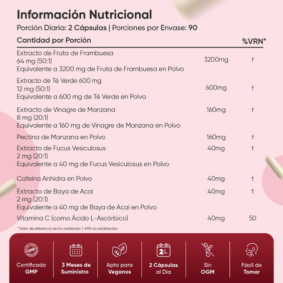 Información nutricional