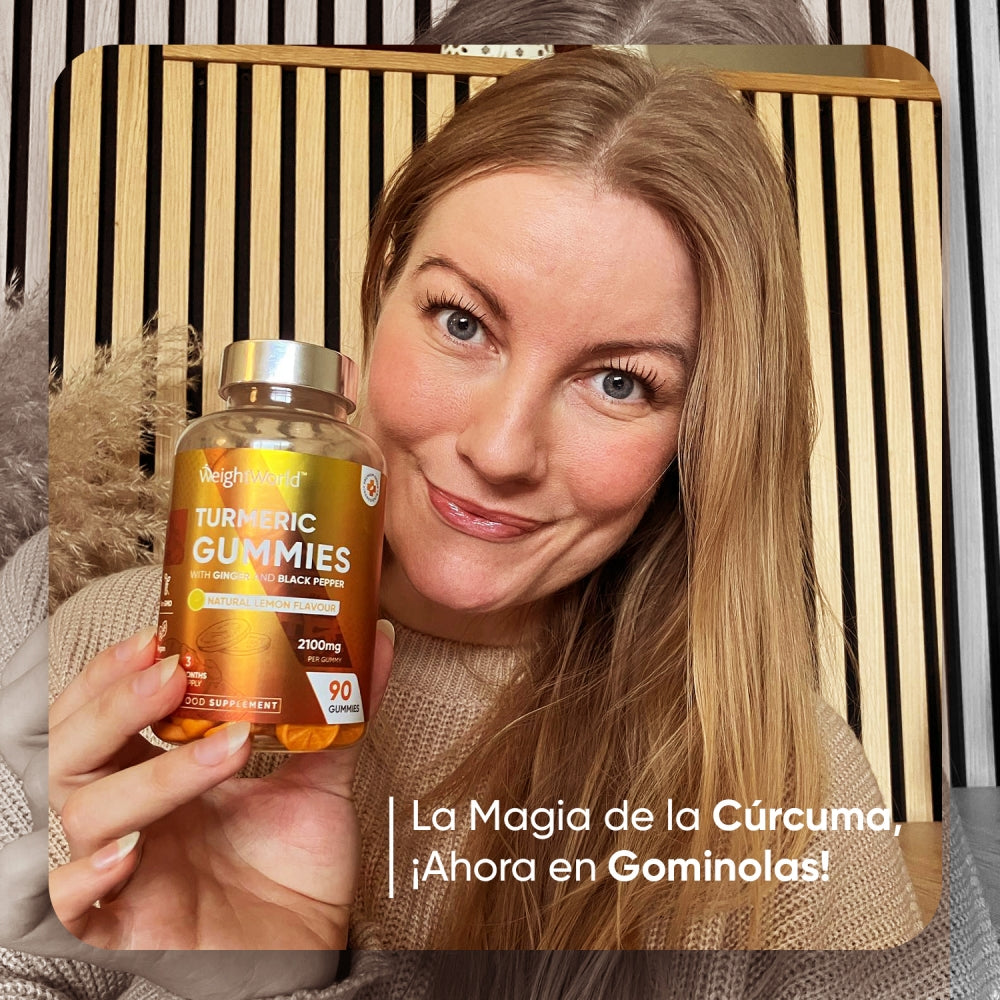Energía y salud con las gominolas de cúrcuma
