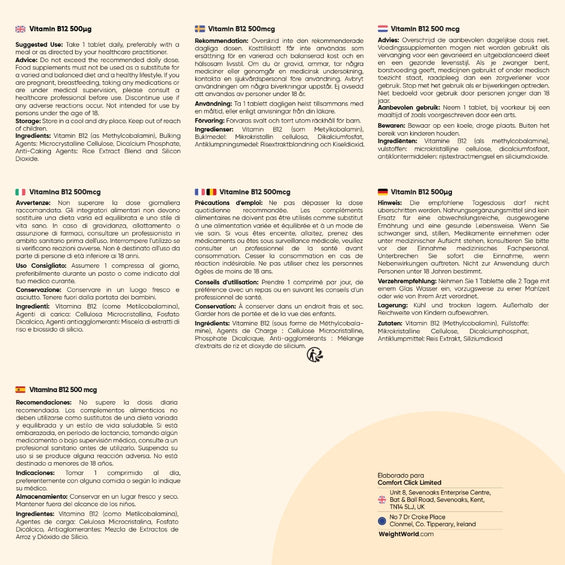 Vitamina B12 rápida y eficaz