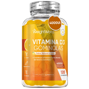 Gominolas de Vitamina D3 de WeightWorld