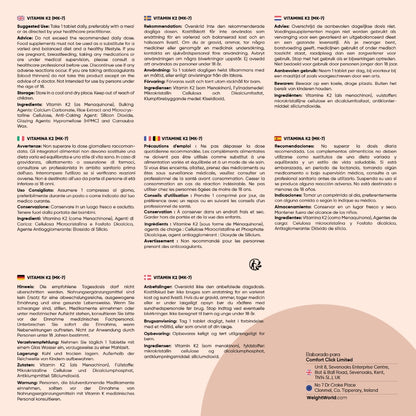 Recomendaciones Vitamina K2