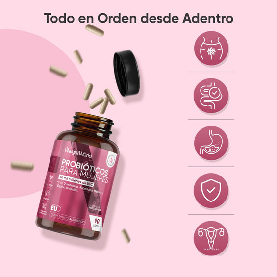 Beneficios de los probióticos para la mujer