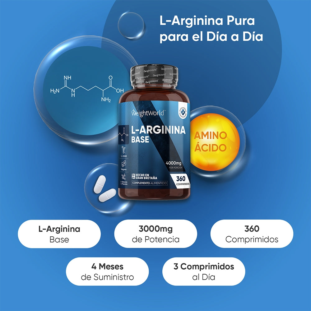 L-arginina 360 comprimidos