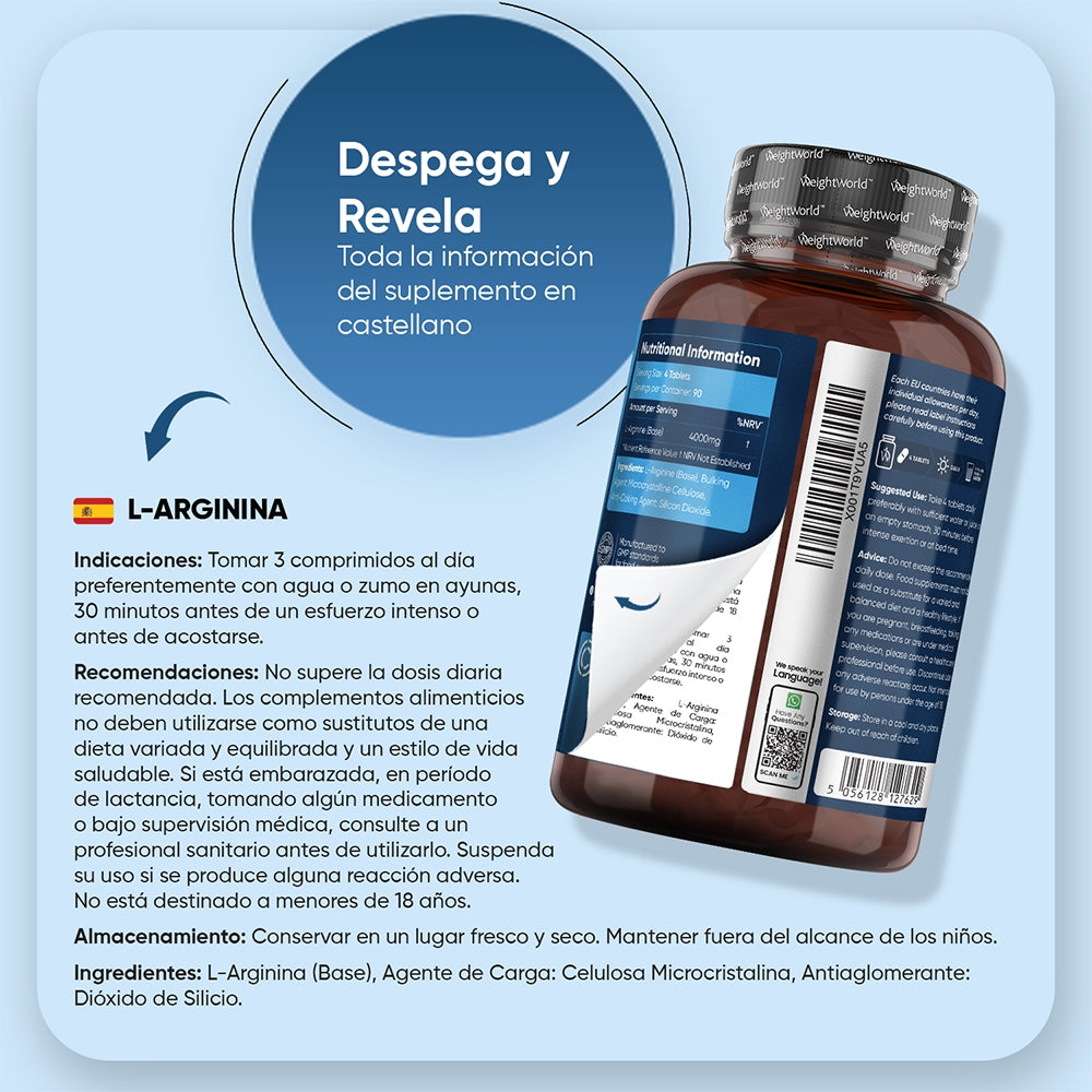 Recomendaciones para el suplemento de L-arginina