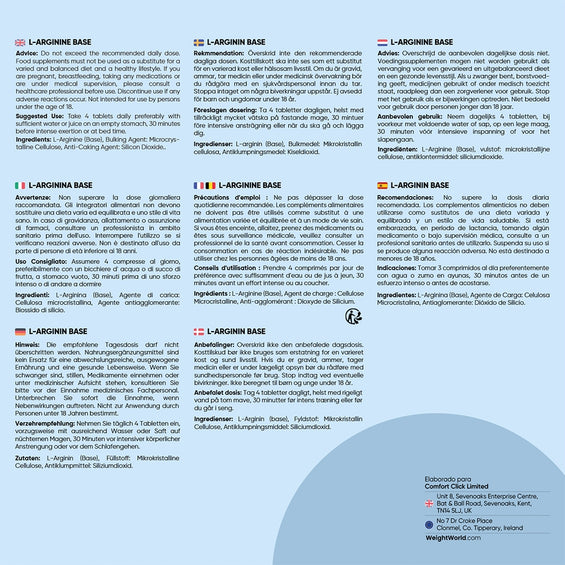 Uso del suplemento L-arginina