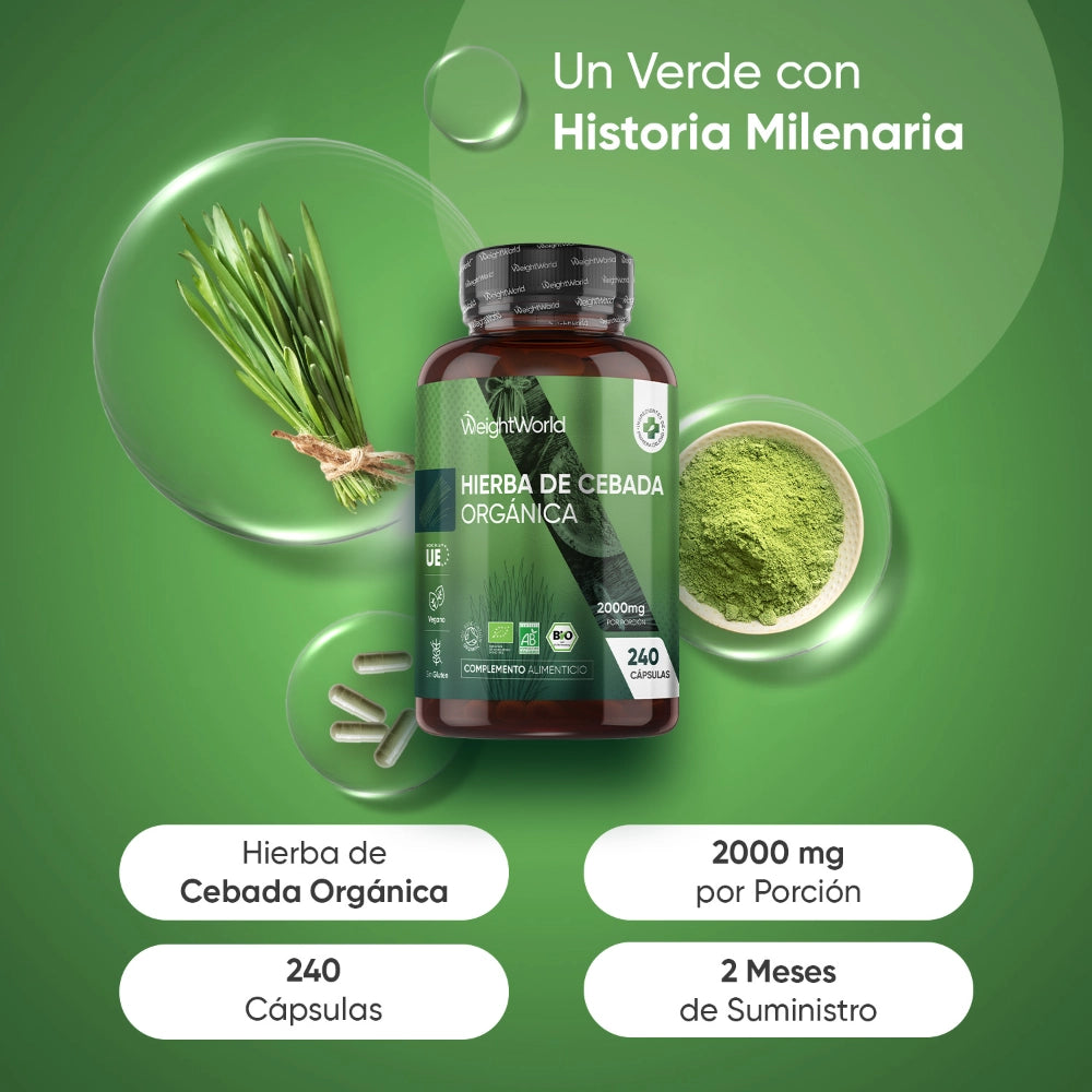 Hierba de Cebada 2000 mg