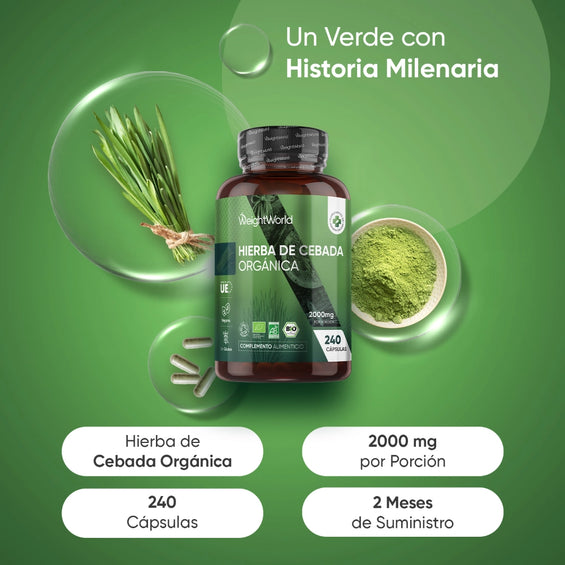 Hierba de Cebada 2000 mg